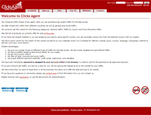 Tablet Screenshot of clicksagent.com